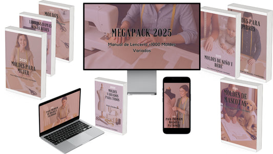 MegaPack 2025: Manual de Lencería +1000 Moldes Variados